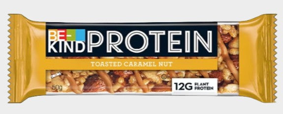 Kind Protein Snack Bar - Toasted Caramel Nut 50g (Pack Of 12) Twisty Treat Gift Hamper, Easter,Christmas,Birthday For All Occasions