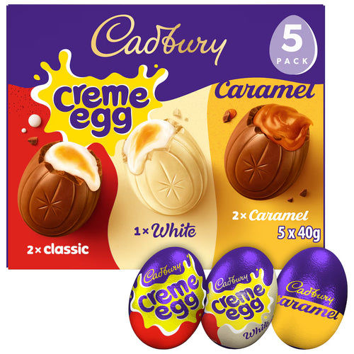 Cadbury Creme Egg Chocolate Eggs Mixed 5 Pack (2 Box) 200g Best Gift for Easter