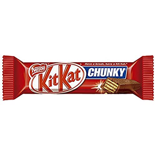 Nestle KitKat Chunky Chocolate Bar 24 Pcs (Full Box) "Deliciousness that brings a smile" For All Occasions
