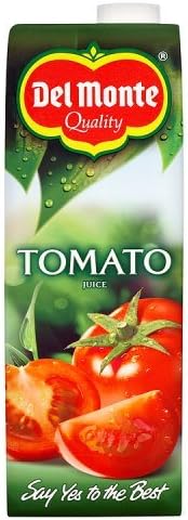 Del monte Tomato Juice 1L (Pack of 6) "Deliciousness that brings a smile" For All Occasions