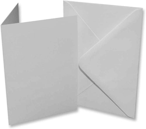 Craft UK 297 C5 Card and Envelope pack of 25 - white,18.5 cm