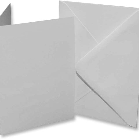 Craft UK 297 C5 Card and Envelope pack of 25 - white,18.5 cm