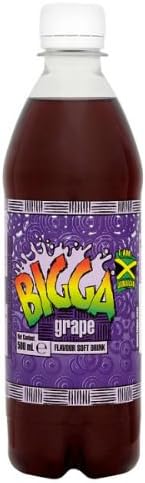 Bigga Grape Juice 500ml Soft Drink (Pack of 12) "Deliciousness that brings a smile" For All Occasions