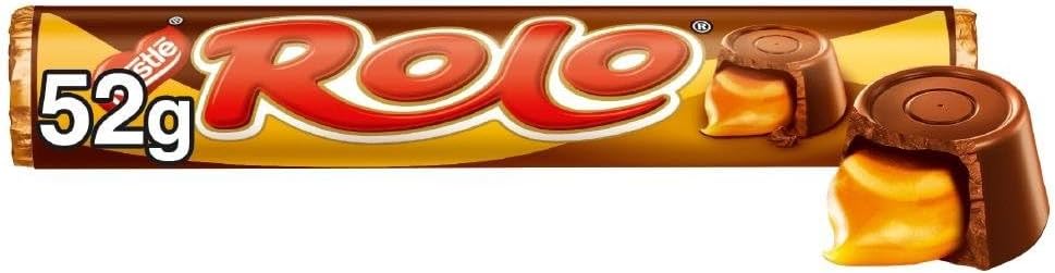 Nestle Rolo Tube - 52g (Pack 36) Full Box "Taste The Sweetness In Every Bite"