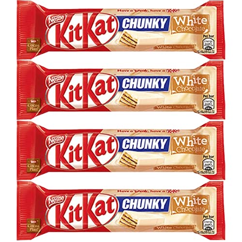 KitKat Chunky White Chocolate Bar 40g (24 Pcs) Full Box "Taste The Sweetness In Every Bite"