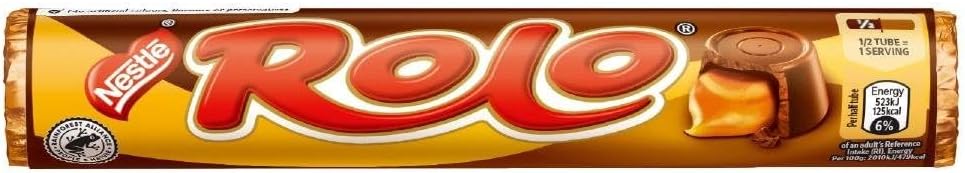 Nestle Rolo Tube - 52g (Pack 36) Full Box "Taste The Sweetness In Every Bite"