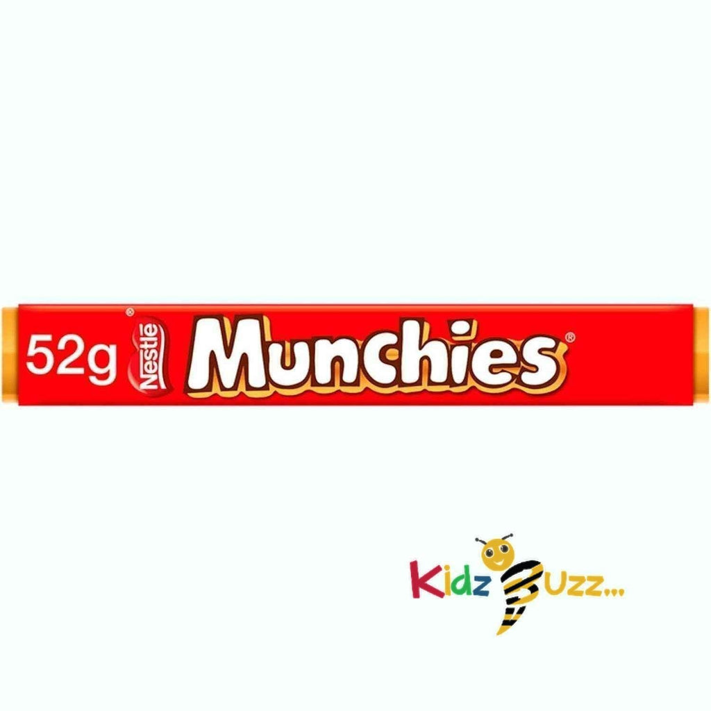 12 X Munchies Milk Chocolate Sweets With A Caramel and Biscuit Centre 52g Each