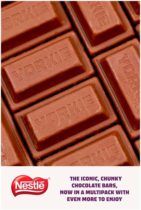 Nestlé Yorkie Raisin and Biscuit Milk Chocolate Bar, 24 Pcs (Full Box) Delicoius And Tasty