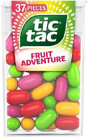 Tic Tac Fruit Adventure Sweets, for Little Moments of Refreshment 18g (Pack Of 24)