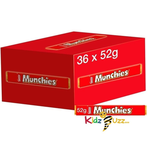 Munchies Milk Chocolate Sweets With A Caramel and Biscuit Centre 36 x 52g Tubes