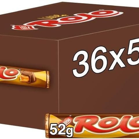 Nestle Rolo Tube - 52g (Pack 36) Full Box 