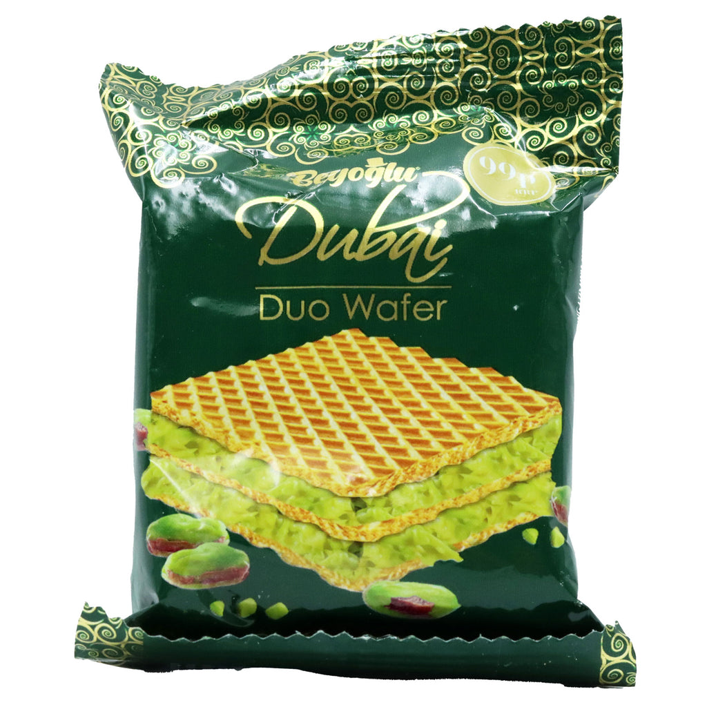 Bayoglu Dubai Duo Wafer 36g (Pack of 12) "Indulgence in every bite, a moment of pure decadence" For All Occasions