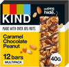Kind Bars Caramel Chocolate Peanut, High Fibre Healthy Snack Bars 40g (Pack Of 12) "Serving up some sweet happiness." For All Occasions