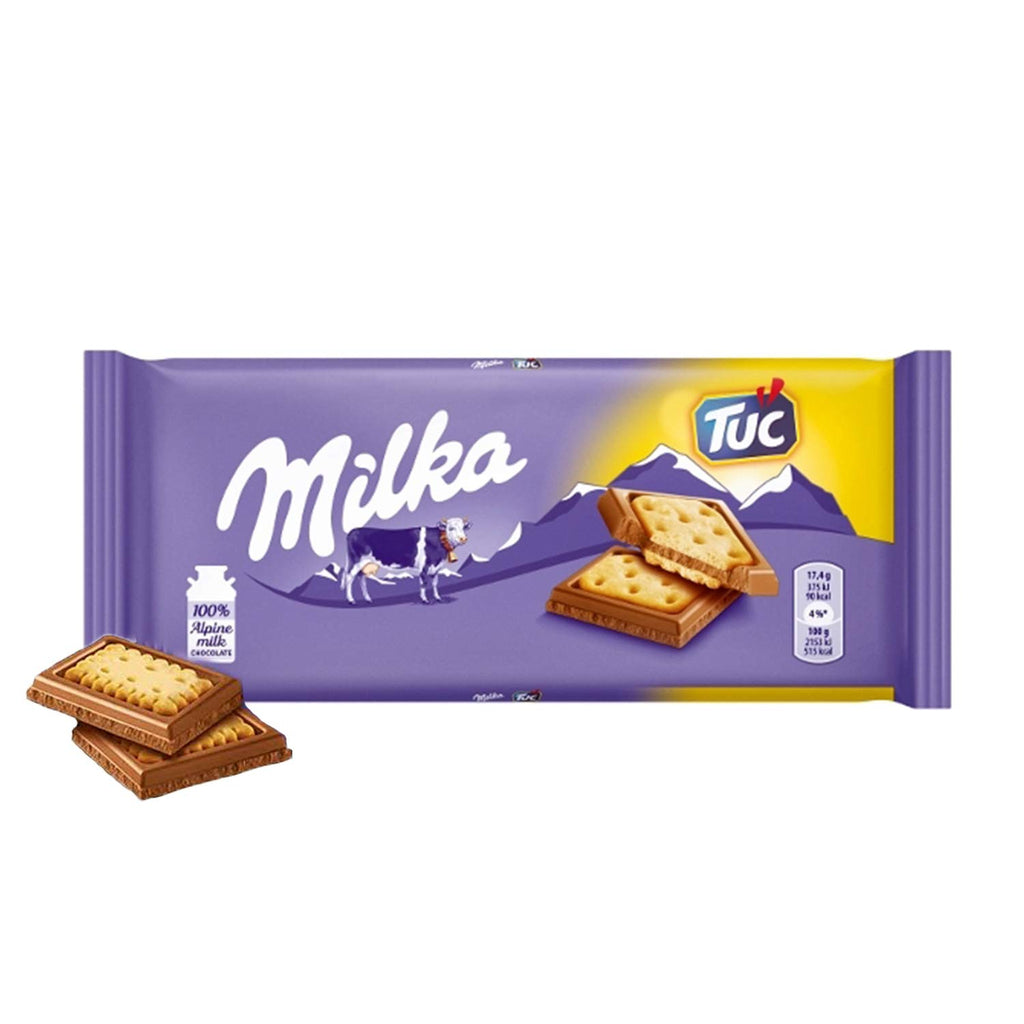 Milka Tuc Chocolate Bar 10 Pcs {(Box}) "Serving up some sweet happiness."
