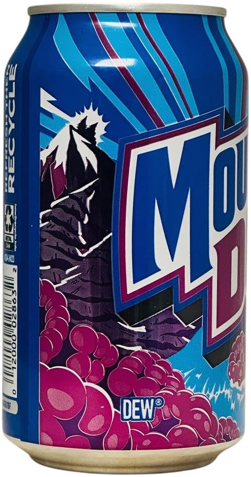 Mountain Dew Voltage 12 fl oz Can 355ml  (Pack of 12) Delicious And Tasty "A symphony of flavors" For All Occasions