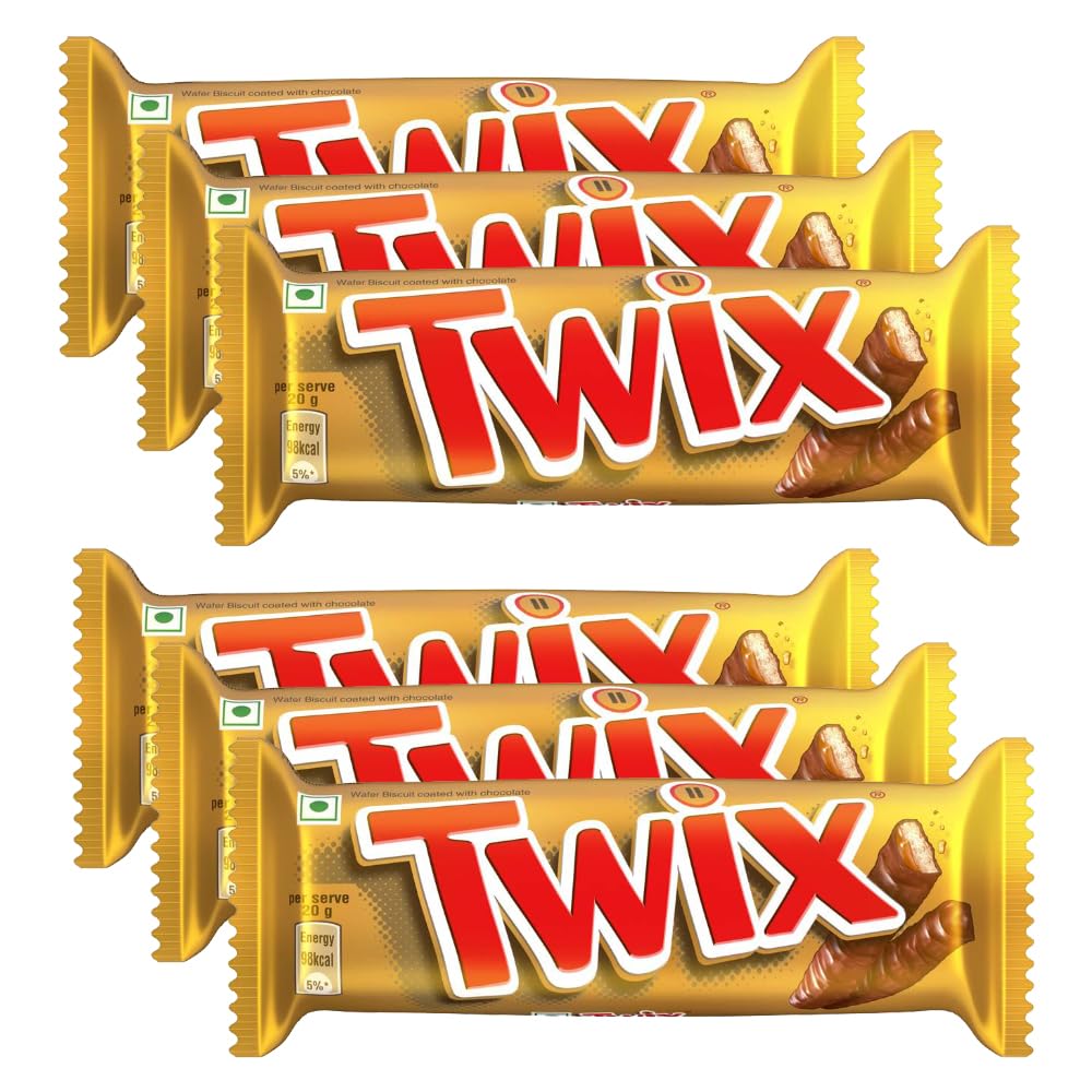 Twix Caramel Cookie Chocolate Bar 50g (Pack Of 12) Tasty And Twisty Delicious Treat Gift Hamper, Christmas,Birthday,Easter