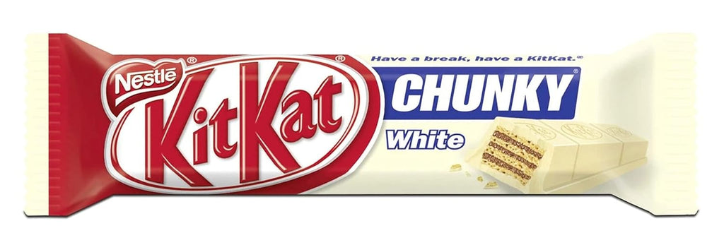 KitKat Chunky White Chocolate Bar 40g (24 Pcs) Full Box "Taste The Sweetness In Every Bite"