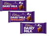 Cadbury Mixed (Pack of 3) Dairy Milk Chocolate Triplet Bar Milk Wholenut Fruit & Nut 180g Share Treat Birthday Gift