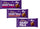 Cadbury Mixed (Pack of 3) Dairy Milk Chocolate Triplet Bar Milk Wholenut Fruit & Nut 180g Share Treat Birthday Gift