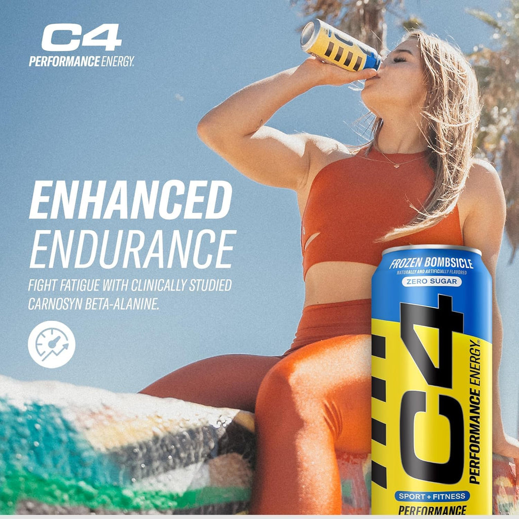 C4 Frozen Bombsicle Pre Workout Performance (Pack of 12) "Formulated To Invigorate And Energize"