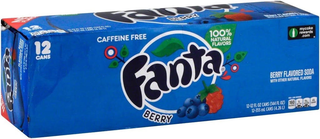 Fanta Berry 355ml (Pack Of 24) "Ignite Your Passion with Every Sip" For All Occasions
