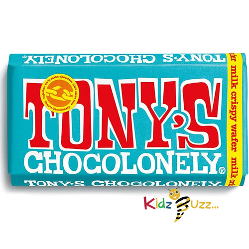 Tony's Chocolonely Milk Crispy Wafer Chocolate Bar - 180g