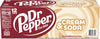 Dr Pepper Drink Can 355ml Pack, Cream Soda, 4260 millilitre, (Pack of 12)