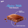 Milka Alpine Milk Chocolate Bars, Smooth and Creamy Chocolate Made with 100% Alpine Milk, Perfect for Sharing, 90 g, Bulk Buy (Pack of 25)