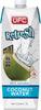 UFC Refresh 100% Natural Coconut Water 1Ltr (Pack of 6) "Deliciousness that brings a smile" For All Occasions
