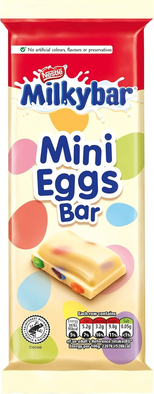 Milkybar Mini Eggs, 100g (Pack of 12) Delicious And Tasty 