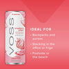 VOSS Strawberry Ginger Flavoured Sparkling Water 330ml (Pack of 10) Zero Calories, No Sugar, Naturally Sourced