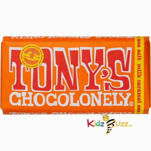 Tony's Chocolonely Milk Caramel Sea Salt Chocolate Bar - 180g