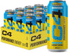 C4 Performance Energy Drink Millions Bubblegum Flavor Zero Sugar (Pack of 12) "Formulated To Invigorate And Energize"