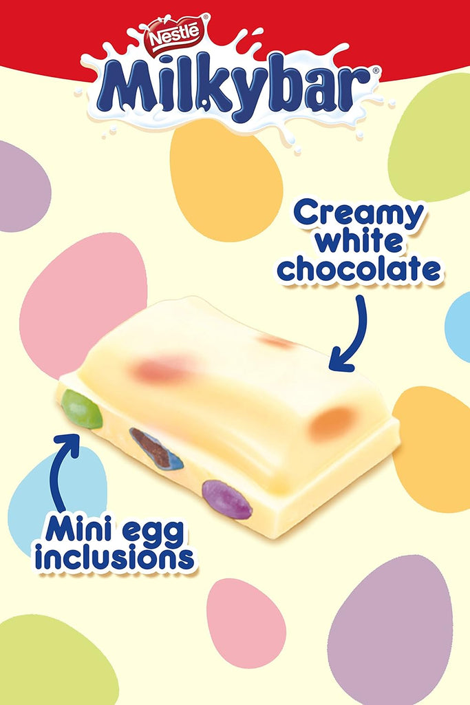 Milkybar Mini Eggs, 100g (Pack of 8) Delicious And Tasty "A symphony of flavors" For All Occasions