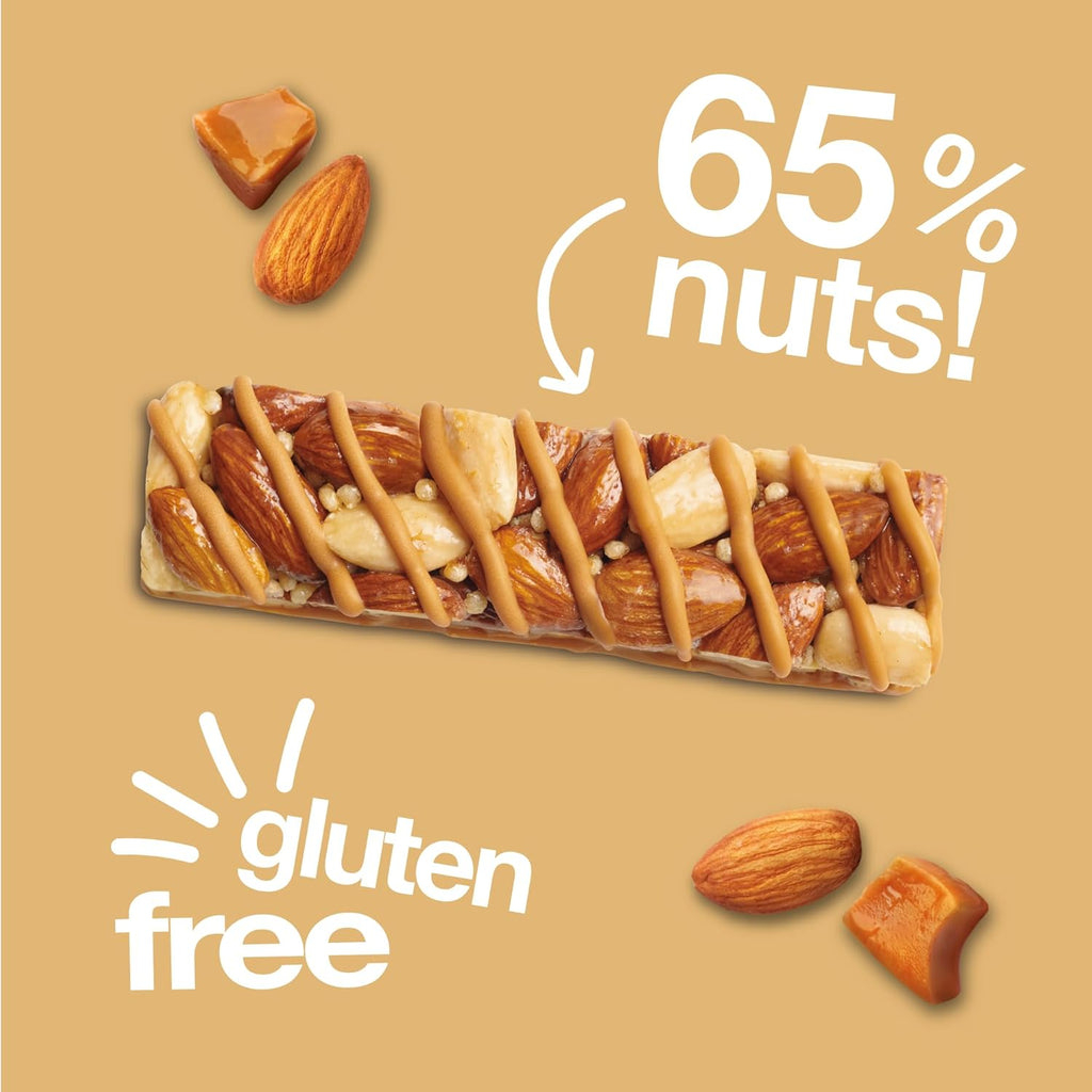 Kind Bars, Gluten Free Snack Bars, Caramel Almond & Sea Salt 40g (Pack Of 12) "Taste the sweetness in every bite" For All Occasions