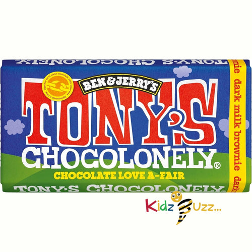 Tony's Chocolonely Dark Milk Brownie 180g Each