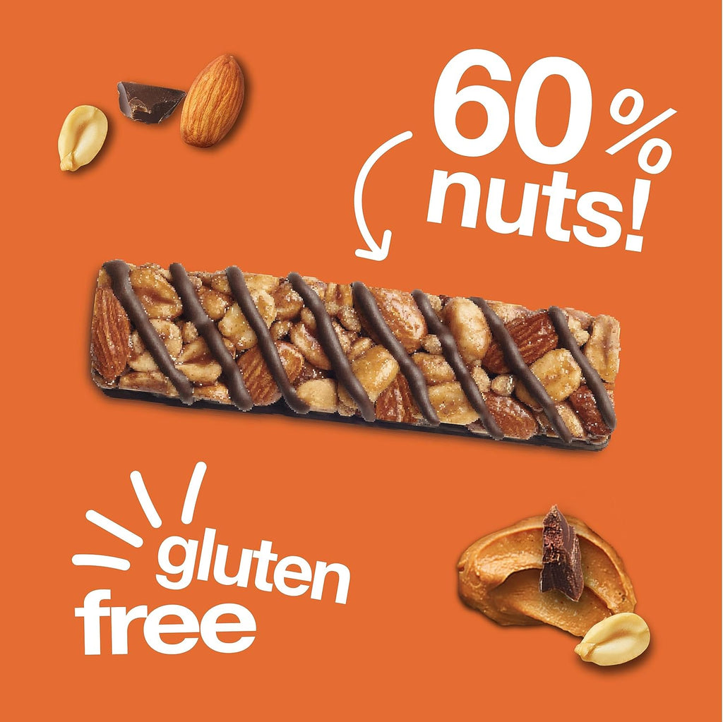 KIND Bars, Gluten Free Snack Bars, Peanut Butter Dark Chocolate 40g (Pack Of 12) Deliciousness that brings a smile" For All Occasions