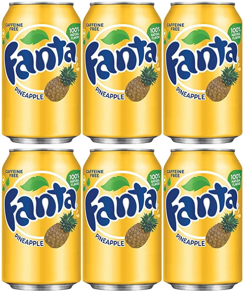 Fanta Pineapple 355ml (Pack Of 12) Delicoius And Tasty "A symphony of flavors"