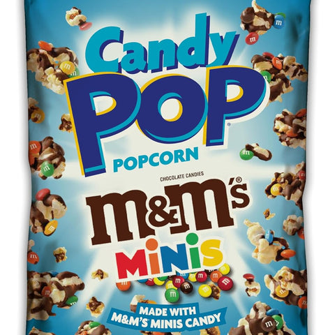 M&M Mini's Candy Coated Popcorn (12 x 5.25oz bag) 