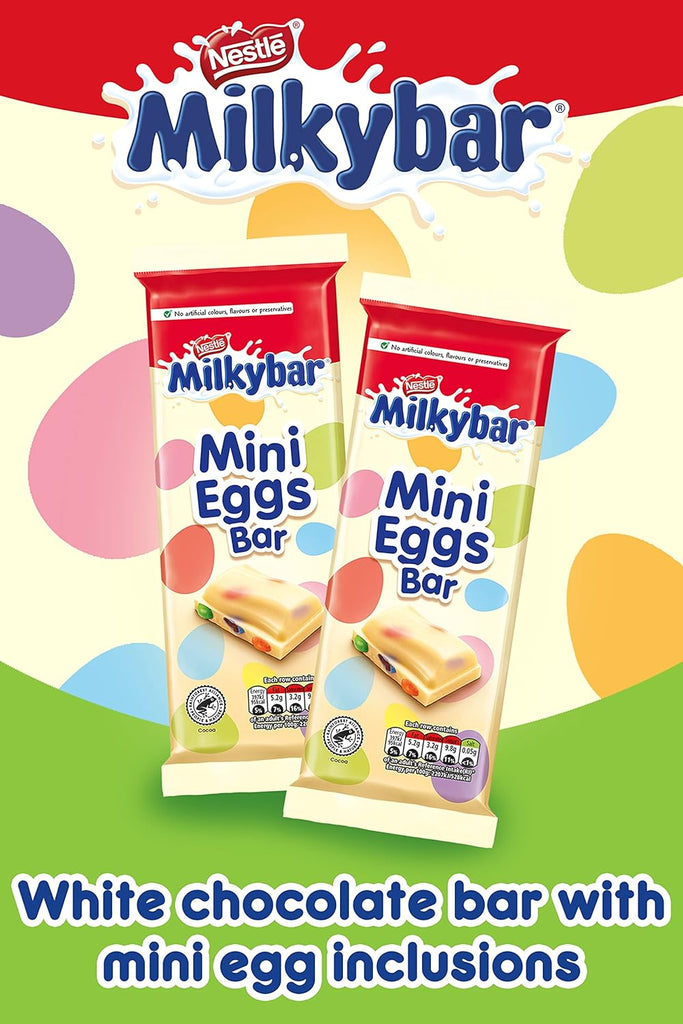 Milkybar Mini Eggs, 100g (Pack of 8) Delicious And Tasty "A symphony of flavors" For All Occasions