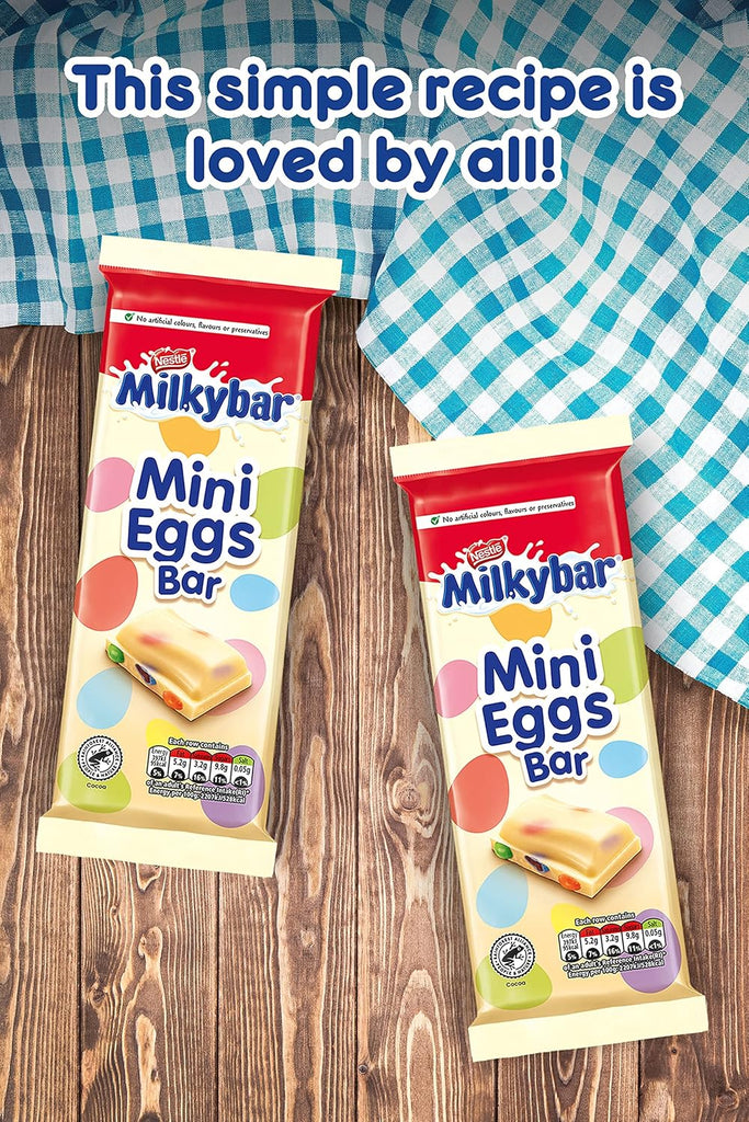Milkybar Mini Eggs, 100g (Pack of 8) Delicious And Tasty "A symphony of flavors" For All Occasions