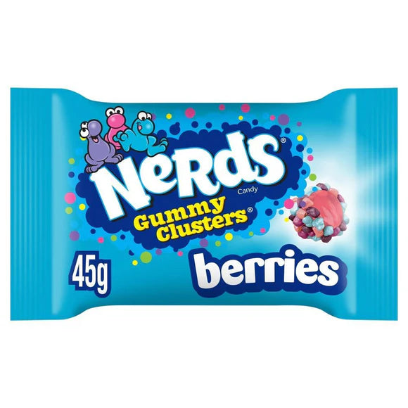Nerds Gummy Clusters Berries Fruit-Flavour Candy 45G x 20