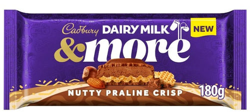 Cadbury Dairy Milk & More Nutty Praline Crisp