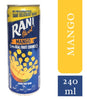 Rani Float Mango Fruit Drink with Chunks Refreshing 240ml (Pack of 24) Delicoius And Tasty