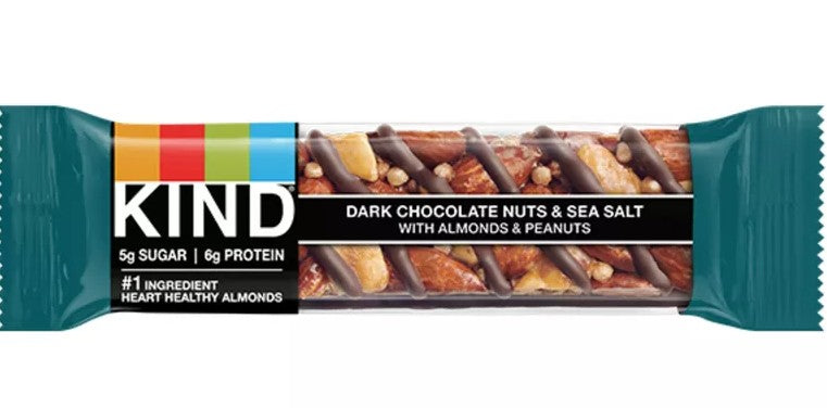 Kind Bars Dark Chocolate Nuts & Sea Salt, High Fibre Healthy Snack 40g (Pack Of 12) "Serving up some sweet happiness." For All Occasions
