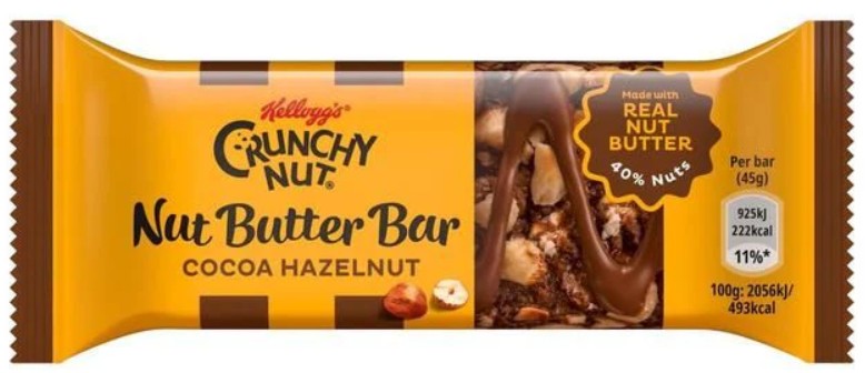 Kellogg's Crunchy Nut Cocoa Hazelnut Bars 45g (Pack Of 12) "A delicious way to savor life's sweetness" For All Occasions