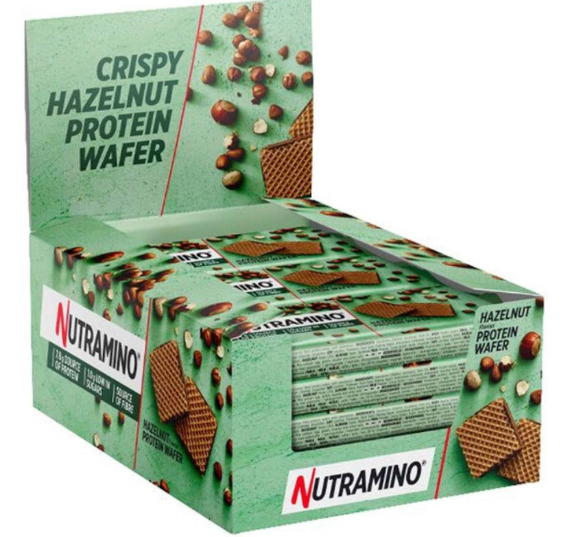 Nutramino Protein Wafer Hazelnut 39g (Pack Of 12) "Deliciousness that brings a smile" For All Occasions