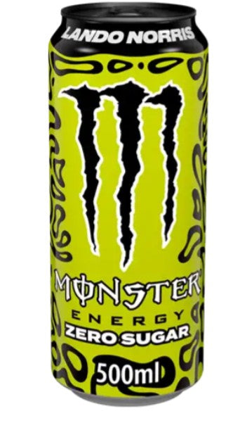 Monster Energy Drink Lando Norris Zero Sugar 500ml (Pack of 12) Delicious And Tasty "A symphony of flavors" For All Occasions