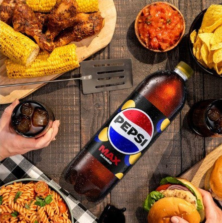 Pepsi Max Mango 2L - Sugar-Free Cola (Pack of 6) "Ignite Your Passion with Every Sip" For All Occasions