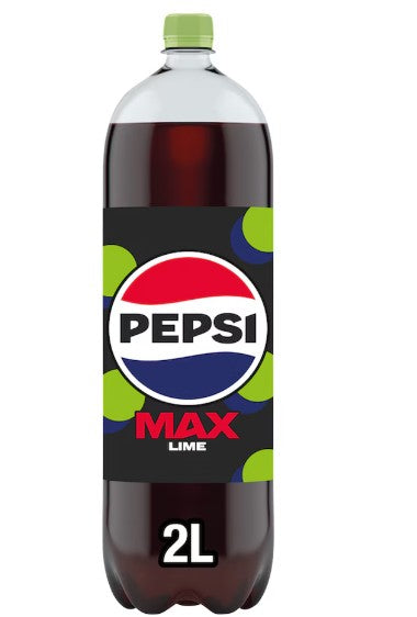 Pepsi Max Lime No Sugar Bottle 2L (Pack of 6) Twisty Treat Gift Hamper, Easter,Christmas,Birthday For All Occasions